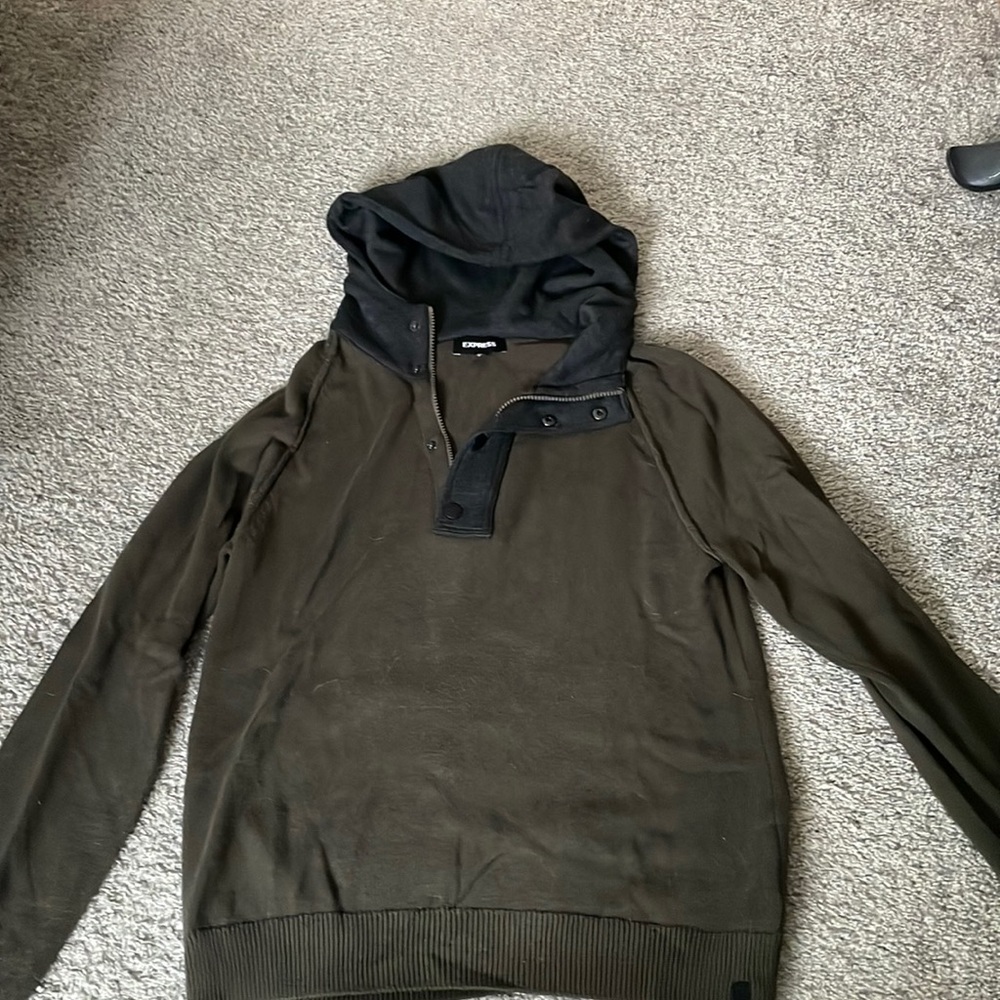 Express quarter zip/hoodie